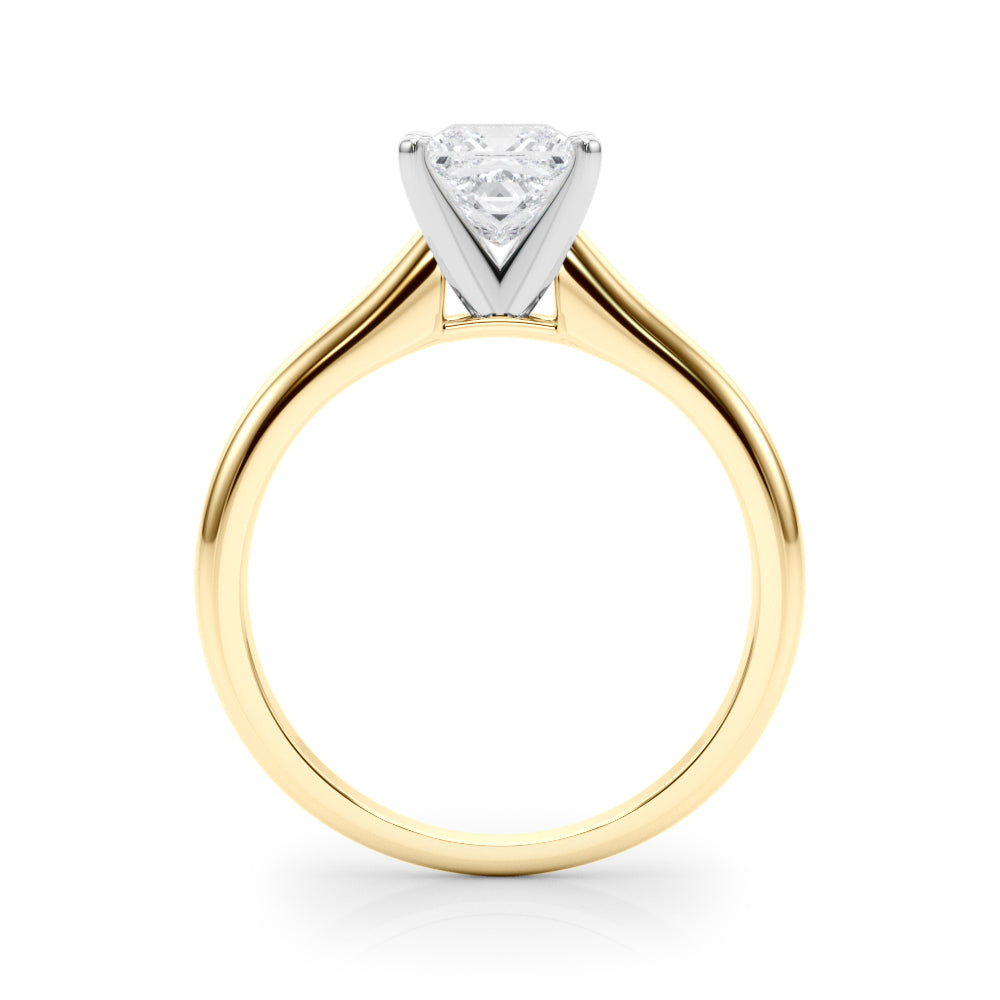 Isabella Princess Diamond Solitaire Engagement Ring-VIRABYANI